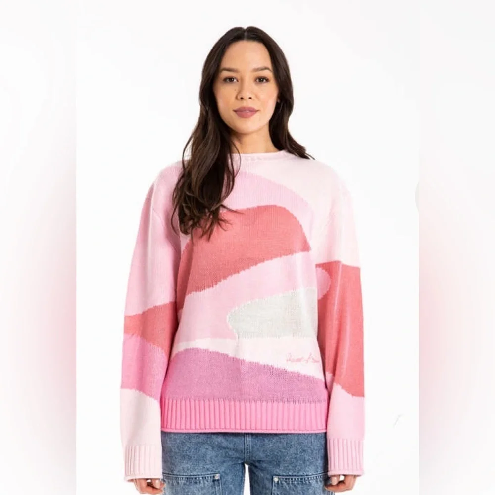HOUSE OF SUNNY the Paris Landscape Jumper Pink Size Small (#1)